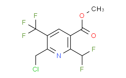 AM66899 | 1361865-81-7 | Methyl 2-(chloromethyl)-6-(difluoromethyl)-3-(trifluoromethyl)pyridine-5-carboxylate