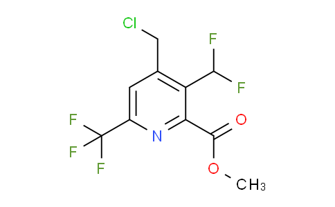 AM66907 | 1361798-12-0 | Methyl 4-(chloromethyl)-3-(difluoromethyl)-6-(trifluoromethyl)pyridine-2-carboxylate