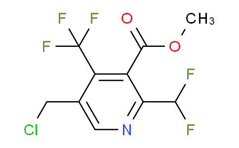 AM66908 | 1361685-62-2 | Methyl 5-(chloromethyl)-2-(difluoromethyl)-4-(trifluoromethyl)pyridine-3-carboxylate