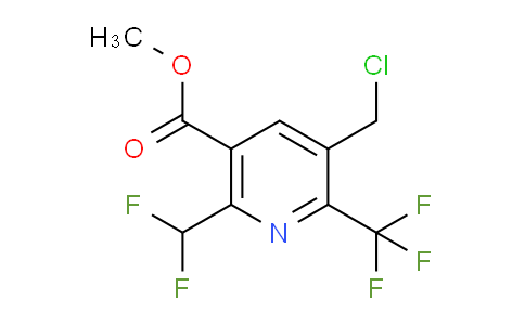 AM66909 | 1361806-86-1 | Methyl 3-(chloromethyl)-6-(difluoromethyl)-2-(trifluoromethyl)pyridine-5-carboxylate