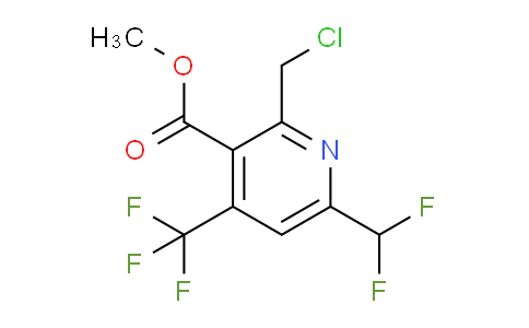AM66910 | 1361821-13-7 | Methyl 2-(chloromethyl)-6-(difluoromethyl)-4-(trifluoromethyl)pyridine-3-carboxylate