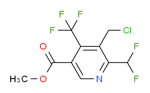 AM66912 | 1361746-89-5 | Methyl 3-(chloromethyl)-2-(difluoromethyl)-4-(trifluoromethyl)pyridine-5-carboxylate