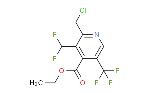 AM66913 | 1361685-65-5 | Ethyl 2-(chloromethyl)-3-(difluoromethyl)-5-(trifluoromethyl)pyridine-4-carboxylate