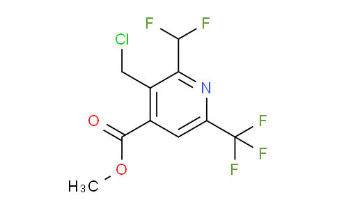 AM66916 | 1361716-74-6 | Methyl 3-(chloromethyl)-2-(difluoromethyl)-6-(trifluoromethyl)pyridine-4-carboxylate