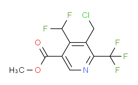 AM66917 | 1361893-94-8 | Methyl 3-(chloromethyl)-4-(difluoromethyl)-2-(trifluoromethyl)pyridine-5-carboxylate