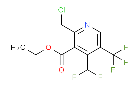 AM66918 | 1361685-73-5 | Ethyl 2-(chloromethyl)-4-(difluoromethyl)-5-(trifluoromethyl)pyridine-3-carboxylate