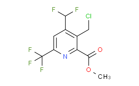 Methyl 3-(chloromethyl)-4-(difluoromethyl)-6-(trifluoromethyl)pyridine-2-carboxylate