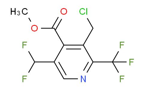 Methyl 3-(chloromethyl)-5-(difluoromethyl)-2-(trifluoromethyl)pyridine-4-carboxylate