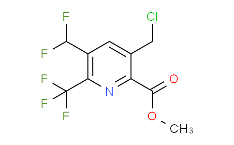 Methyl 3-(chloromethyl)-5-(difluoromethyl)-6-(trifluoromethyl)pyridine-2-carboxylate