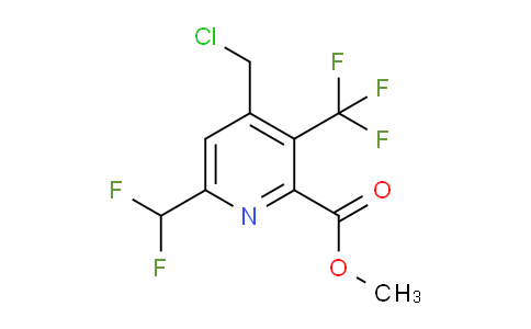 Methyl 4-(chloromethyl)-6-(difluoromethyl)-3-(trifluoromethyl)pyridine-2-carboxylate