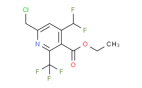 AM66926 | 1361806-90-7 | Ethyl 6-(chloromethyl)-4-(difluoromethyl)-2-(trifluoromethyl)pyridine-3-carboxylate
