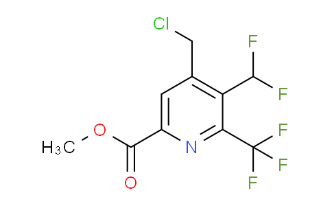 Methyl 4-(chloromethyl)-3-(difluoromethyl)-2-(trifluoromethyl)pyridine-6-carboxylate