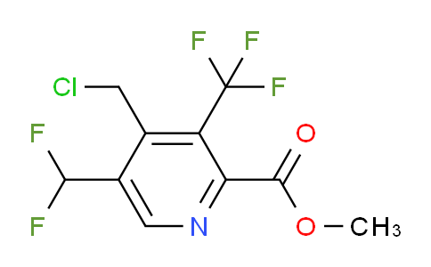 Methyl 4-(chloromethyl)-5-(difluoromethyl)-3-(trifluoromethyl)pyridine-2-carboxylate