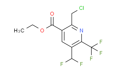 AM66934 | 1361913-62-3 | Ethyl 2-(chloromethyl)-5-(difluoromethyl)-6-(trifluoromethyl)pyridine-3-carboxylate