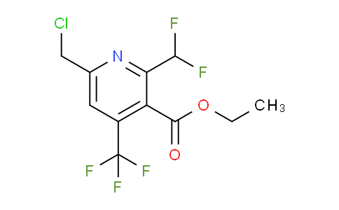 AM66938 | 1361491-61-3 | Ethyl 6-(chloromethyl)-2-(difluoromethyl)-4-(trifluoromethyl)pyridine-3-carboxylate