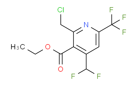 AM66946 | 1361716-93-9 | Ethyl 2-(chloromethyl)-4-(difluoromethyl)-6-(trifluoromethyl)pyridine-3-carboxylate