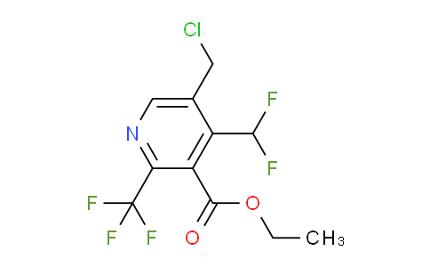 AM66947 | 1361685-98-4 | Ethyl 5-(chloromethyl)-4-(difluoromethyl)-2-(trifluoromethyl)pyridine-3-carboxylate