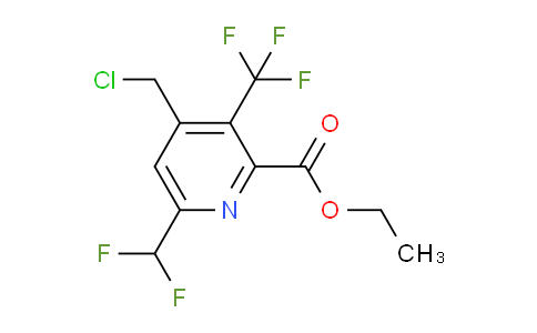 AM66955 | 1361686-04-5 | Ethyl 4-(chloromethyl)-6-(difluoromethyl)-3-(trifluoromethyl)pyridine-2-carboxylate