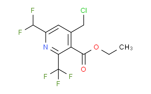 AM66956 | 1361850-81-8 | Ethyl 4-(chloromethyl)-6-(difluoromethyl)-2-(trifluoromethyl)pyridine-3-carboxylate