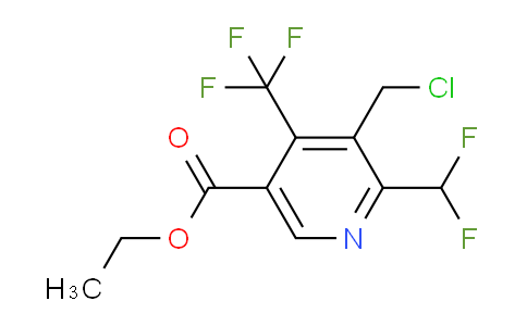 AM66959 | 1361685-83-7 | Ethyl 3-(chloromethyl)-2-(difluoromethyl)-4-(trifluoromethyl)pyridine-5-carboxylate