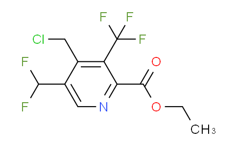 AM66960 | 1361717-10-3 | Ethyl 4-(chloromethyl)-5-(difluoromethyl)-3-(trifluoromethyl)pyridine-2-carboxylate