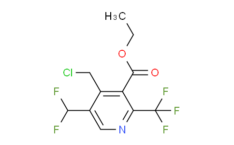 AM66962 | 1361894-58-7 | Ethyl 4-(chloromethyl)-5-(difluoromethyl)-2-(trifluoromethyl)pyridine-3-carboxylate