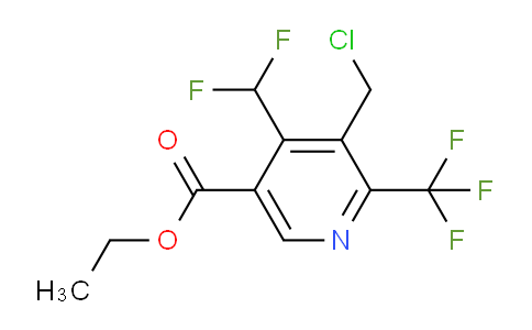 AM66963 | 1361850-71-6 | Ethyl 3-(chloromethyl)-4-(difluoromethyl)-2-(trifluoromethyl)pyridine-5-carboxylate