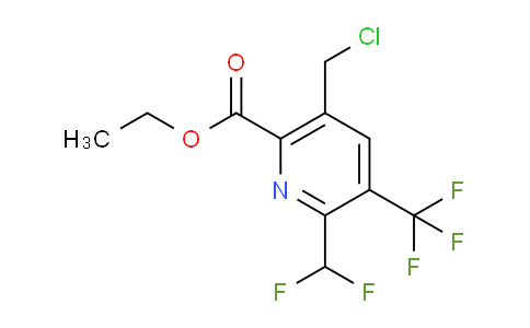 AM66964 | 1361850-89-6 | Ethyl 5-(chloromethyl)-2-(difluoromethyl)-3-(trifluoromethyl)pyridine-6-carboxylate
