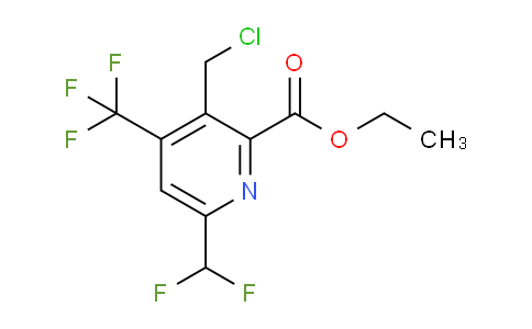 AM66966 | 1361798-35-7 | Ethyl 3-(chloromethyl)-6-(difluoromethyl)-4-(trifluoromethyl)pyridine-2-carboxylate