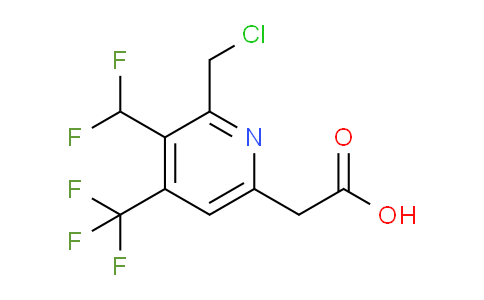 AM66967 | 1361491-79-3 | 2-(Chloromethyl)-3-(difluoromethyl)-4-(trifluoromethyl)pyridine-6-acetic acid