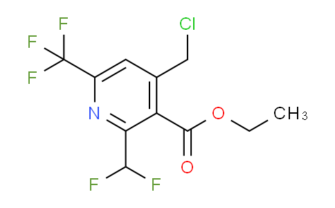 AM66974 | 1361686-09-0 | Ethyl 4-(chloromethyl)-2-(difluoromethyl)-6-(trifluoromethyl)pyridine-3-carboxylate