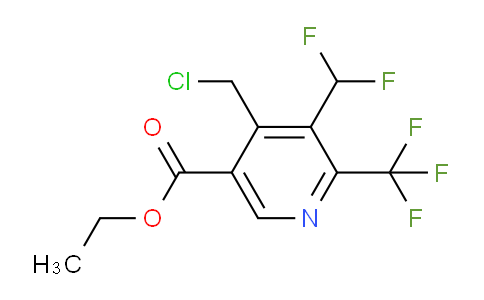 AM66975 | 1361821-68-2 | Ethyl 4-(chloromethyl)-3-(difluoromethyl)-2-(trifluoromethyl)pyridine-5-carboxylate