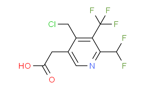 AM66994 | 1361686-63-6 | 4-(Chloromethyl)-2-(difluoromethyl)-3-(trifluoromethyl)pyridine-5-acetic acid