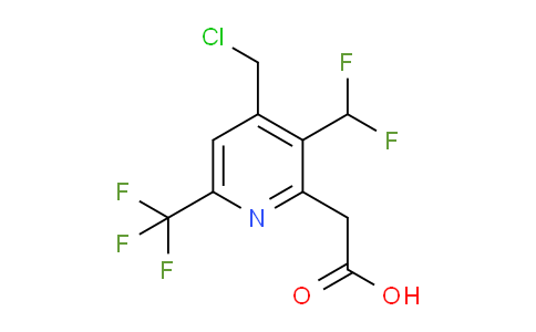 AM66997 | 1361851-38-8 | 4-(Chloromethyl)-3-(difluoromethyl)-6-(trifluoromethyl)pyridine-2-acetic acid