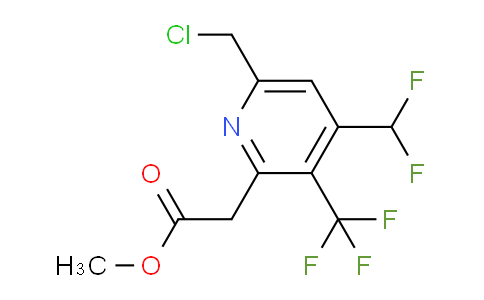 AM67012 | 1361779-17-0 | Methyl 6-(chloromethyl)-4-(difluoromethyl)-3-(trifluoromethyl)pyridine-2-acetate