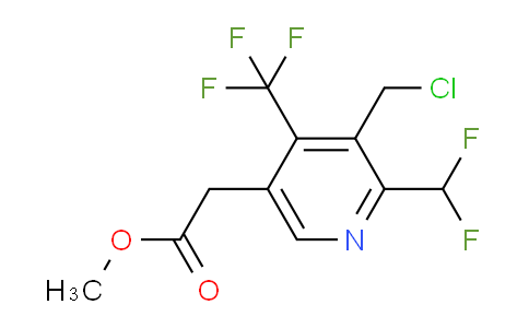 AM67017 | 1361492-10-5 | Methyl 3-(chloromethyl)-2-(difluoromethyl)-4-(trifluoromethyl)pyridine-5-acetate