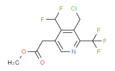 AM67020 | 1361768-24-2 | Methyl 3-(chloromethyl)-4-(difluoromethyl)-2-(trifluoromethyl)pyridine-5-acetate