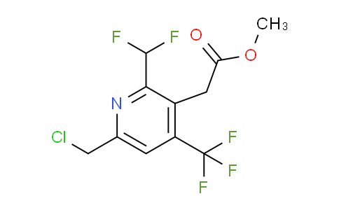 AM67025 | 1361779-22-7 | Methyl 6-(chloromethyl)-2-(difluoromethyl)-4-(trifluoromethyl)pyridine-3-acetate