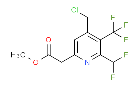 AM67028 | 1361878-79-6 | Methyl 4-(chloromethyl)-2-(difluoromethyl)-3-(trifluoromethyl)pyridine-6-acetate