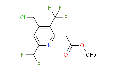AM67030 | 1361852-15-4 | Methyl 4-(chloromethyl)-6-(difluoromethyl)-3-(trifluoromethyl)pyridine-2-acetate