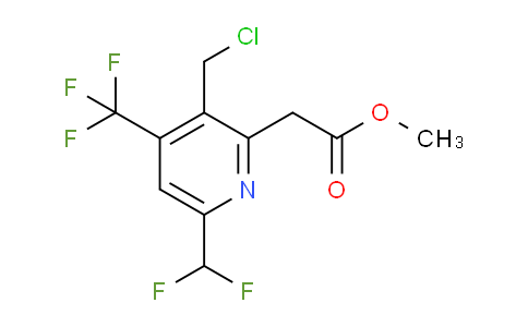 AM67040 | 1361895-07-9 | Methyl 3-(chloromethyl)-6-(difluoromethyl)-4-(trifluoromethyl)pyridine-2-acetate