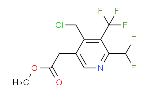 AM67042 | 1361822-42-5 | Methyl 4-(chloromethyl)-2-(difluoromethyl)-3-(trifluoromethyl)pyridine-5-acetate