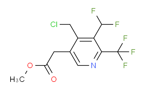AM67044 | 1361730-77-9 | Methyl 4-(chloromethyl)-3-(difluoromethyl)-2-(trifluoromethyl)pyridine-5-acetate