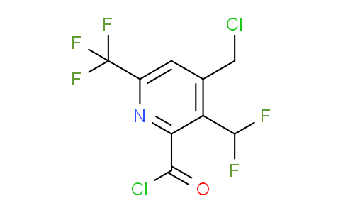 AM67052 | 1361853-38-4 | 4-(Chloromethyl)-3-(difluoromethyl)-6-(trifluoromethyl)pyridine-2-carbonyl chloride