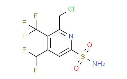 AM67057 | 1361743-17-0 | 2-(Chloromethyl)-4-(difluoromethyl)-3-(trifluoromethyl)pyridine-6-sulfonamide