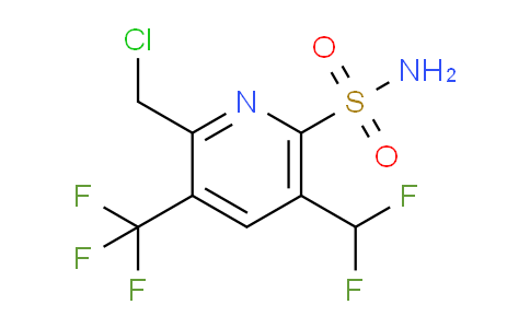 AM67060 | 1361766-06-4 | 2-(Chloromethyl)-5-(difluoromethyl)-3-(trifluoromethyl)pyridine-6-sulfonamide