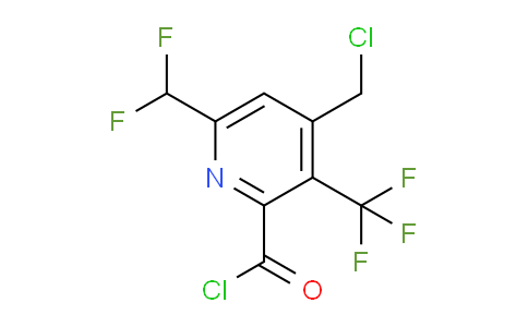 AM67062 | 1361799-31-6 | 4-(Chloromethyl)-6-(difluoromethyl)-3-(trifluoromethyl)pyridine-2-carbonyl chloride