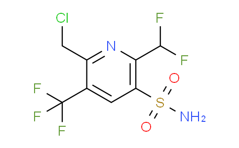 AM67063 | 1361854-98-9 | 2-(Chloromethyl)-6-(difluoromethyl)-3-(trifluoromethyl)pyridine-5-sulfonamide