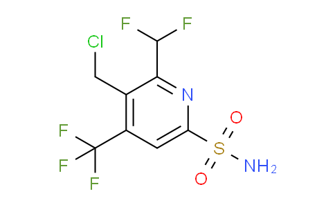 AM67066 | 1361823-97-3 | 3-(Chloromethyl)-2-(difluoromethyl)-4-(trifluoromethyl)pyridine-6-sulfonamide