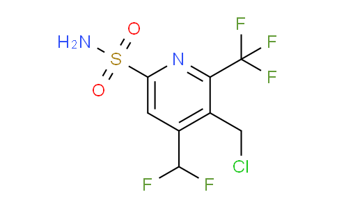AM67070 | 1361780-79-1 | 3-(Chloromethyl)-4-(difluoromethyl)-2-(trifluoromethyl)pyridine-6-sulfonamide